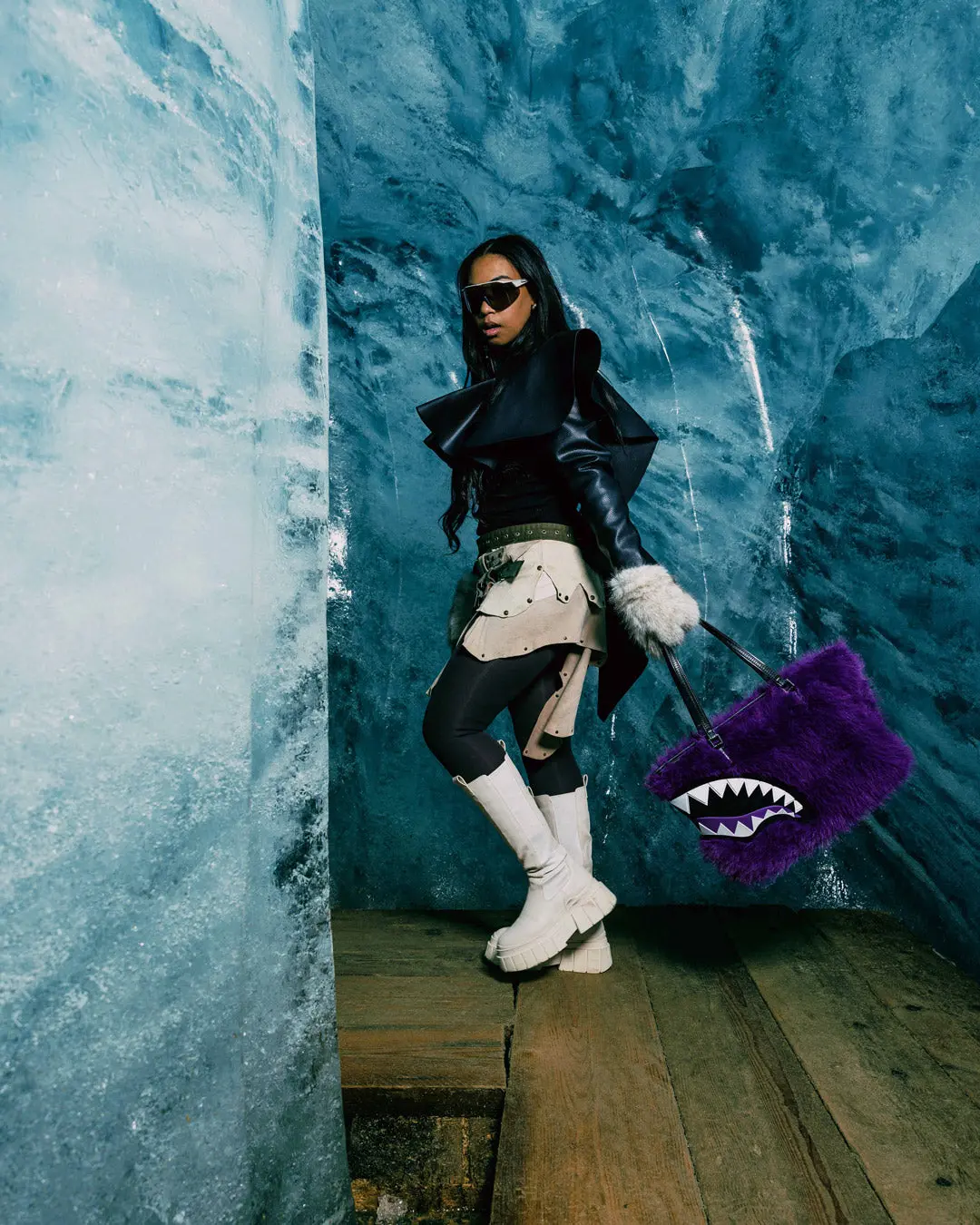 FURZILLA SHARK (PURP) TOTE - Image 8
