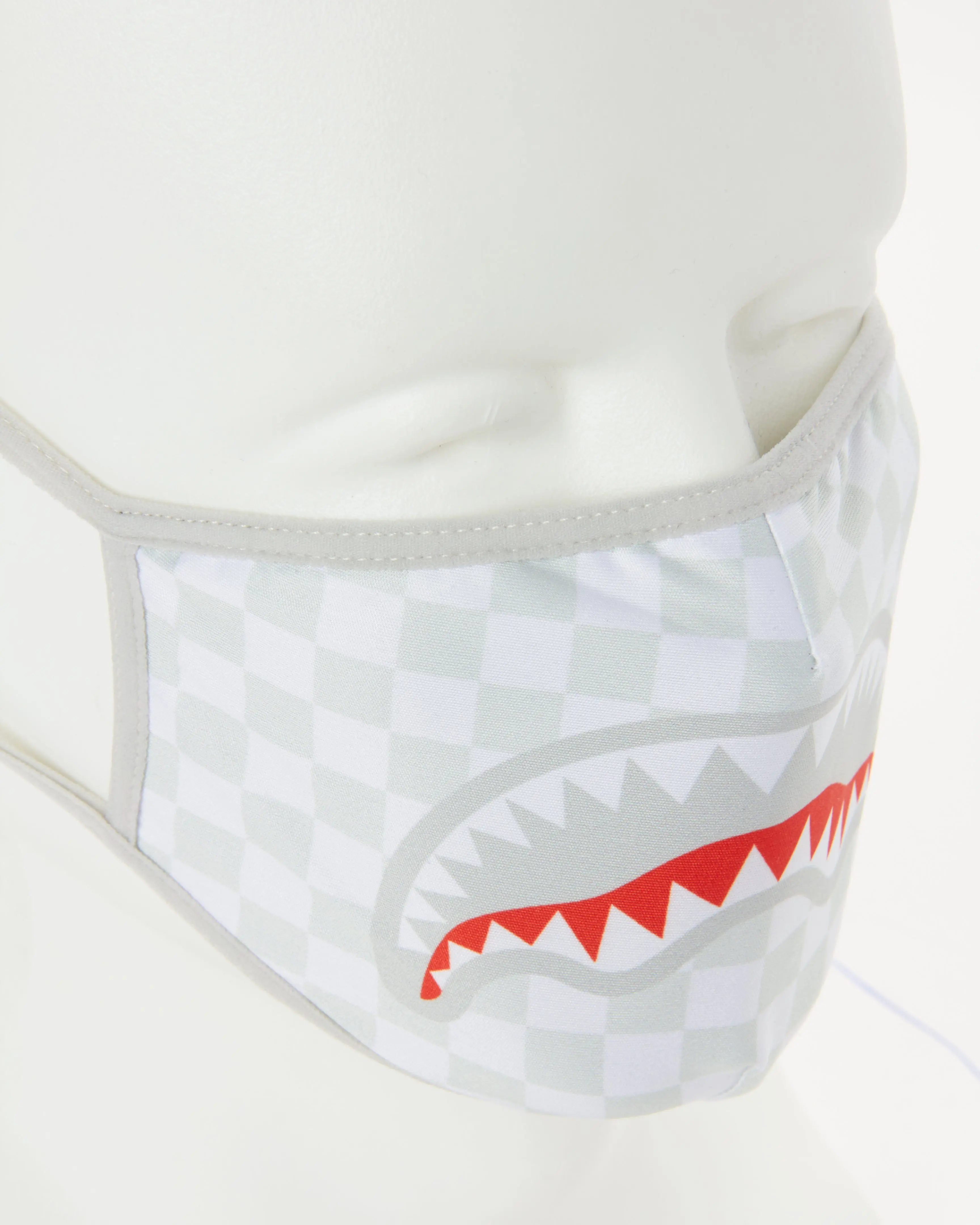 SHARKS IN PARIS (WHITE) FORM-FITTING MASK - Image 4