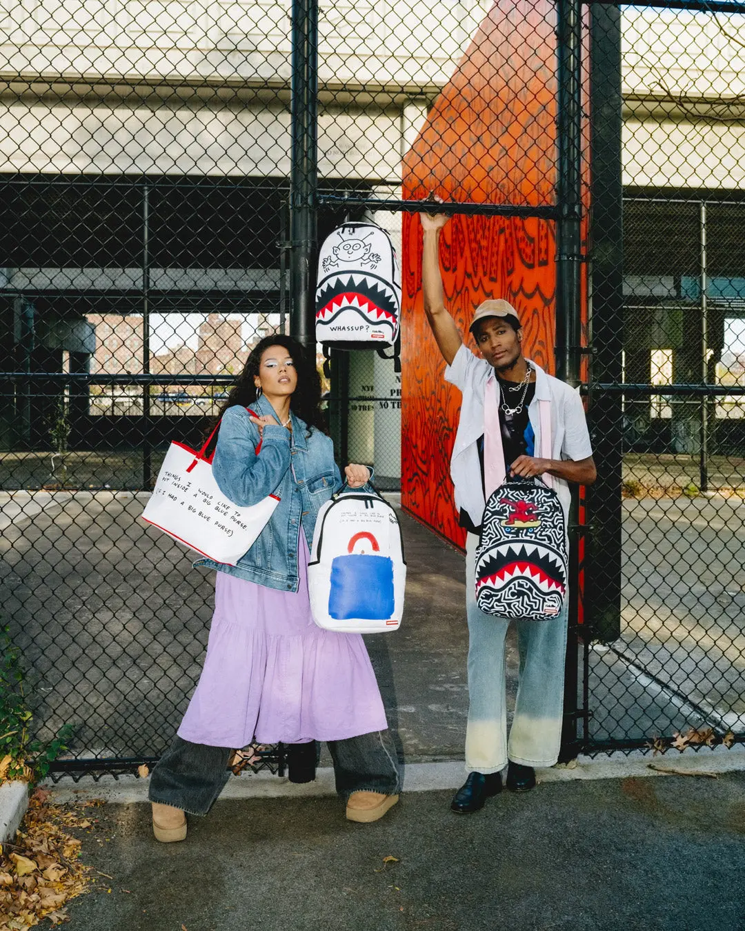 KEITH HARING SKATER SHARK DLXSR BACKPACK - Image 8