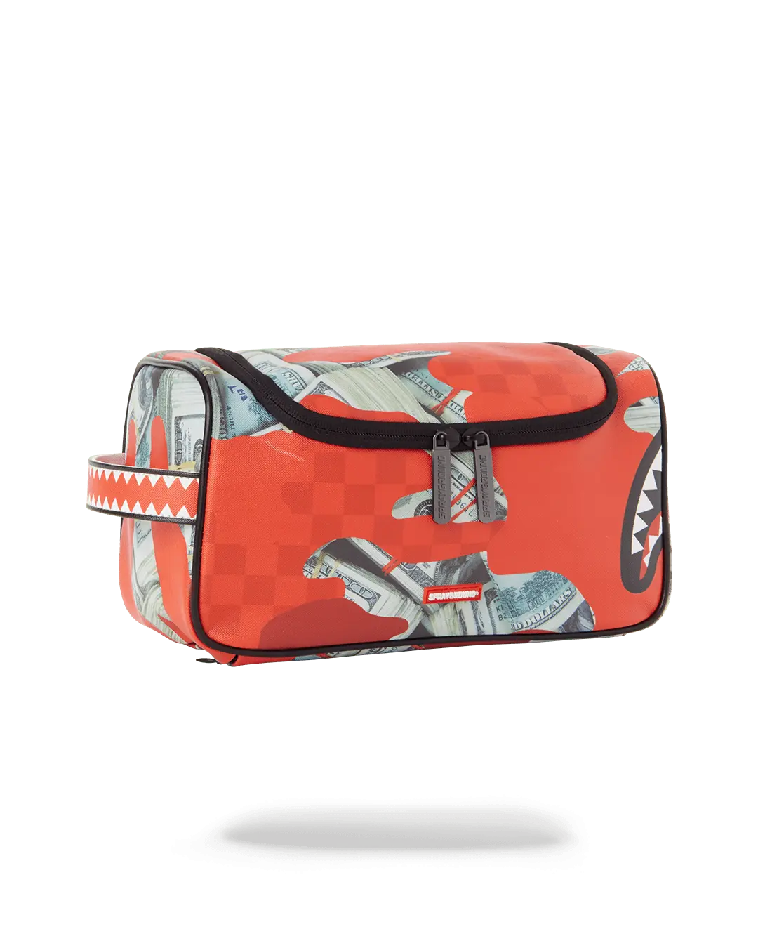 MONEY CAMO (RED) TOILETRY BAG - Image 2