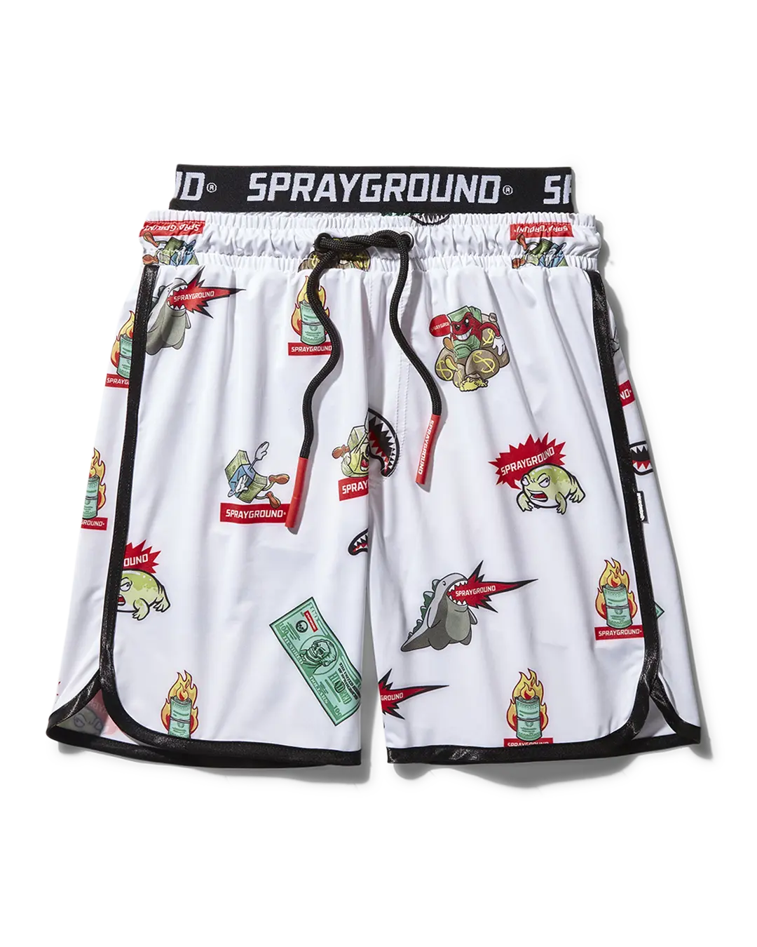 KIDS PATCH ALL-IN SWIM TRUNKS (WHITE)