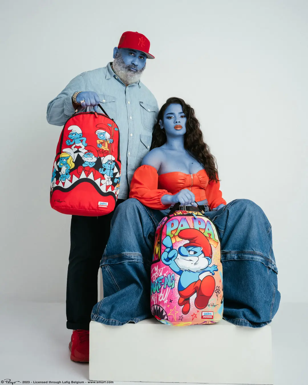 SMURFS SHARK BOUNCE BACKPACK - Image 2