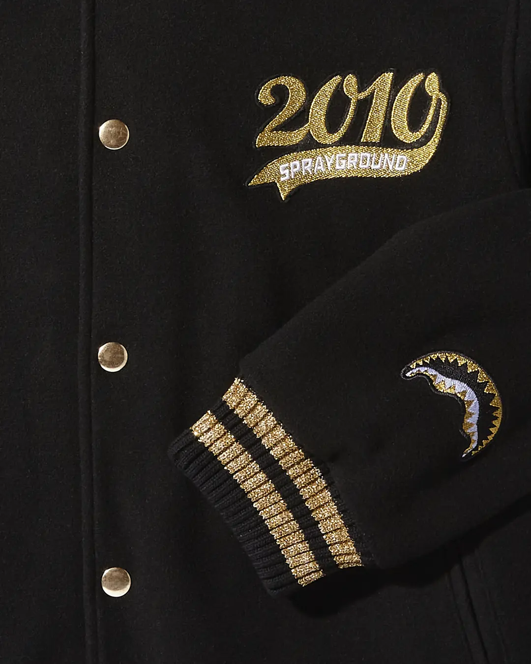 A.I.9 AFRICAN INTELLIGENCE GUILDED LEOPARD - SANDFLOWER COLLAB VARSITY JACKET - Image 6