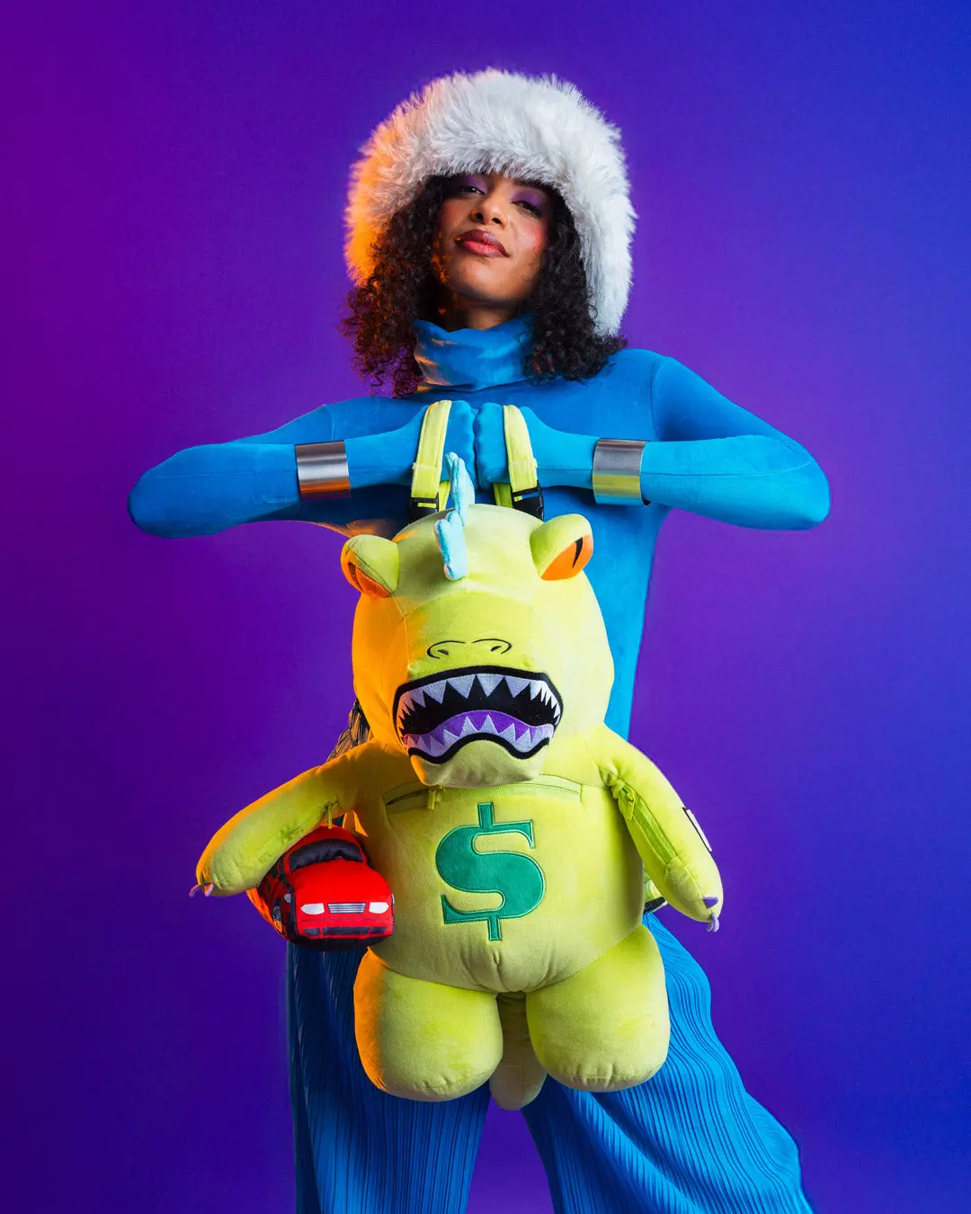 RUGRATS REPTAR GROWL PLUSH BACKPACK - Image 2
