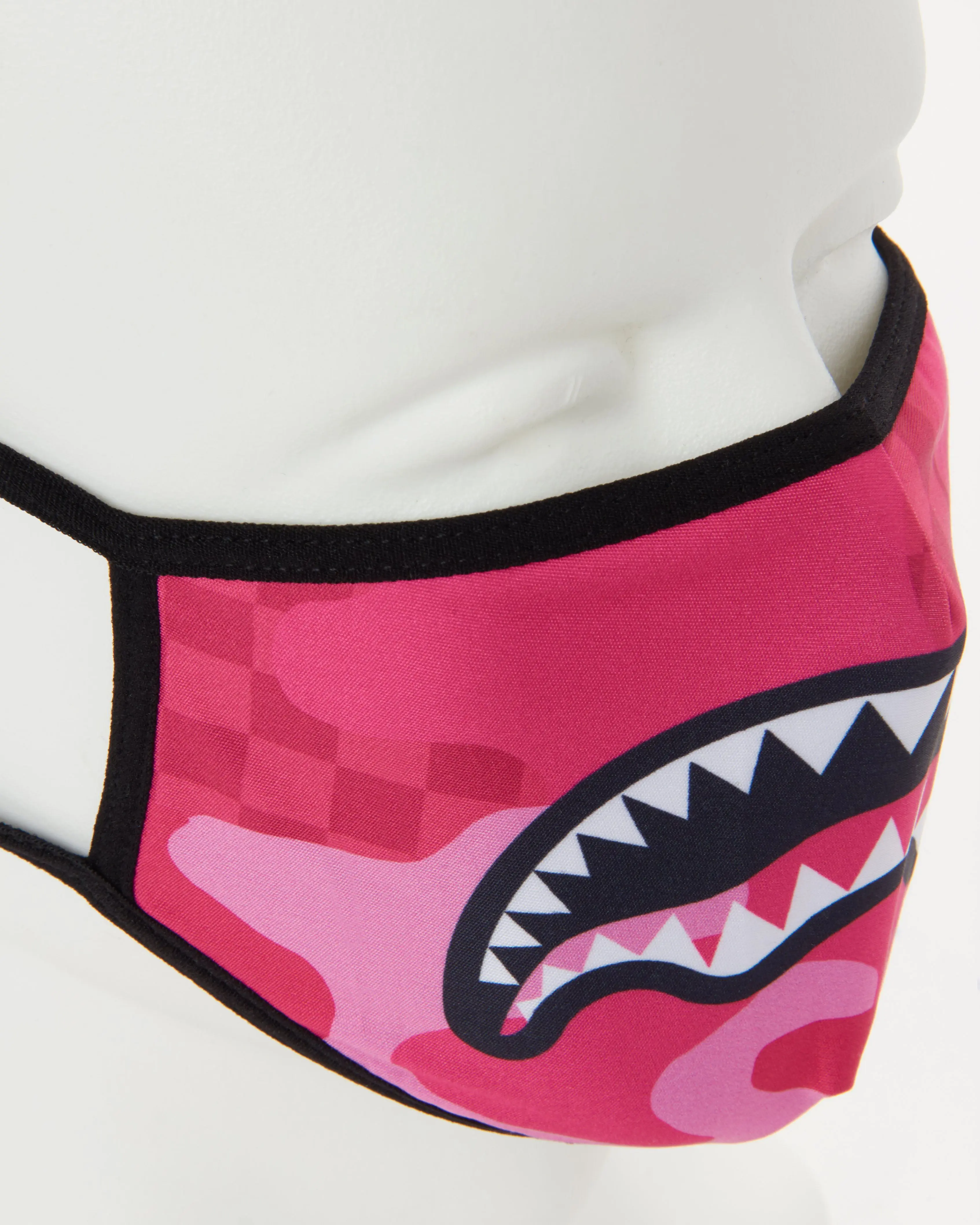 PINK ANIME SHARK FORM-FITTING MASK - Image 4
