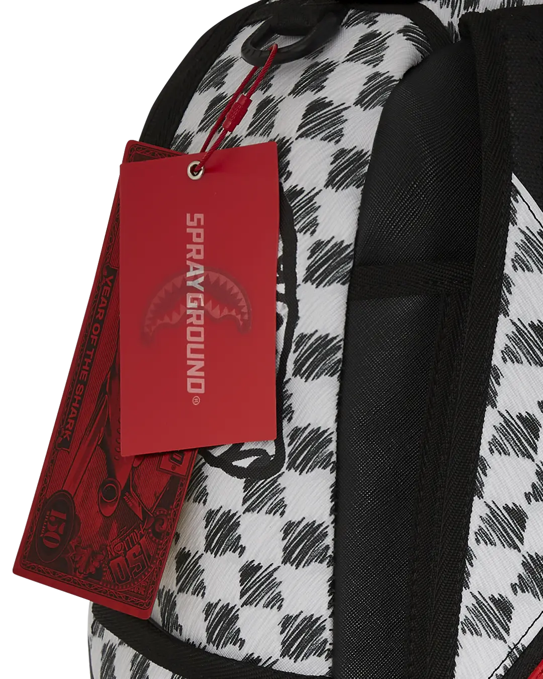 SCRIBBLE DRIBBLE CHECK BACKPACK - Image 16