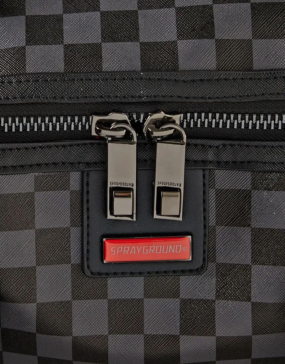 SHARKS IN PARIS (BLACK CHECKERED EDITION) DUFFLE - Image 6
