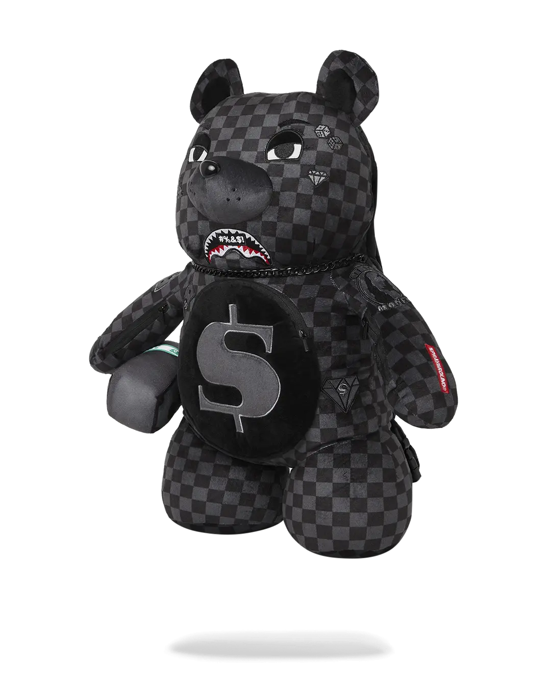 'WHAT THE BEEP' SHARK MONEYBEAR TEDDYBEAR BACKPACK - Image 5